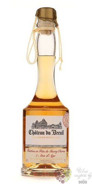 Chateau du Breuil  Finition en futs de Sherry Oloroso  aged 7 years Calvados 42% vol.  O.70 l