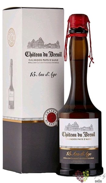 Chateau du Breuil  15 ans dAge  gift box Calvados Pays dAuge 41% vol.  0.70 l