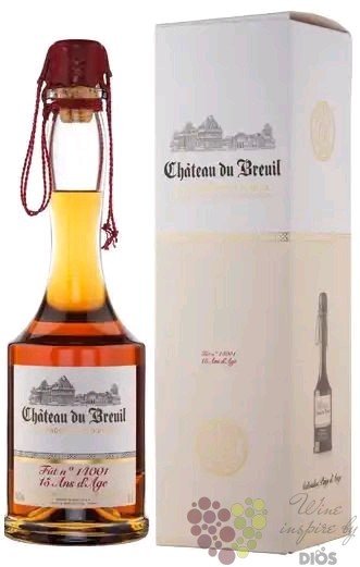 Chateau du Breuil  15 ans dAge cask 14001   gift box Calvados Pays dAuge 48.6% vol. 0.70l