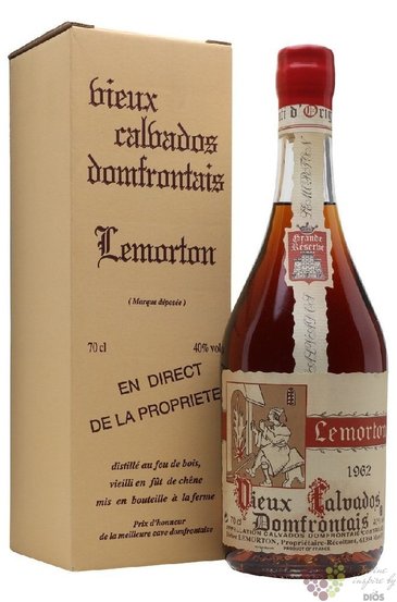 Didier Lemorton 1962  Grande Reserve  Calvados Domfrontais Aoc 40% vol.  0.70l
