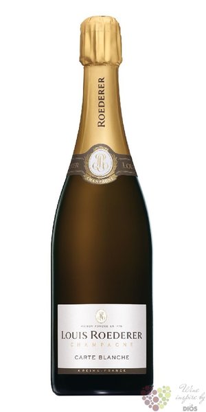 Louis Roederer  Carte Blanche  demi sec Champagne Aoc  0.75 l