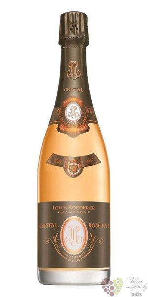 Louis Roederer ros  Cristal Vinotheque  2000 brut Grand cru Champagne  0.75 l