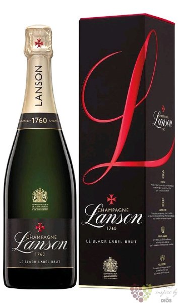 Lanson  Black label  brut gift box Champagne Aoc  0.75 l