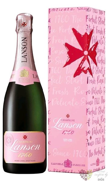Lanson ros brut gift box Champagne Aoc  0.75 l
