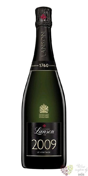 Lanson  le Vintage  2009 brut Champagne Aoc  0.75 l