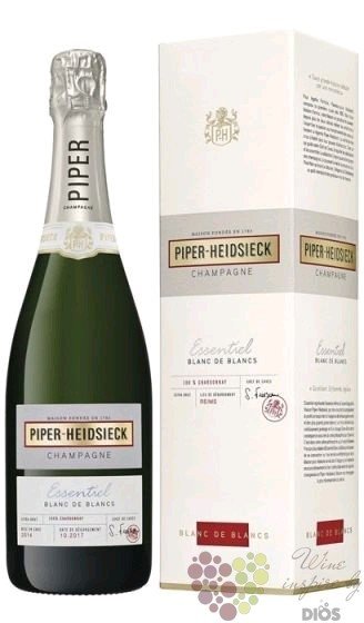 Piper Heidsieck  Essentiel Cuve Blanc de blancs  brut extra Champagne Aoc  0.75 l