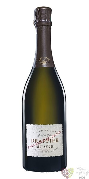 Drappier blanc  Sans Soufr  brut nature Champagne Aoc  0.75 l