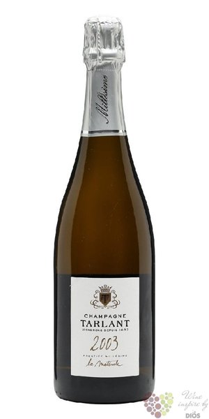 Tarlant Prestige Millesime  la Matinale  2003 brut Nature Champagne Aoc0.75 l