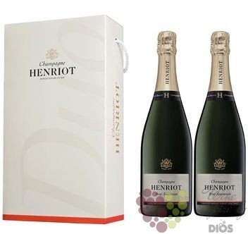 Henriot  Souverain  brut Champagne Aoc   2x0.75 l