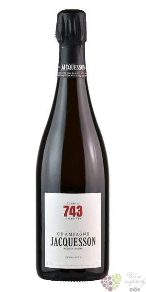 Jacquesson  cuve no.743  Extra brut Champagne Aoc  0.75 l
