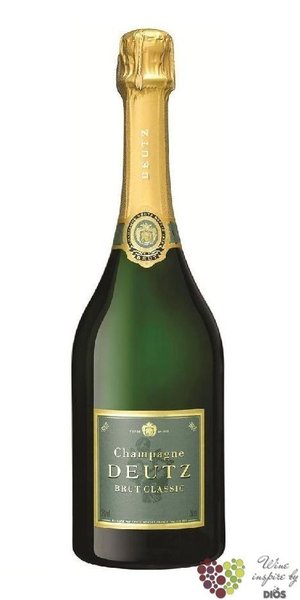 Deutz blanc  Classic  brut Champagne Aoc  0.375 l