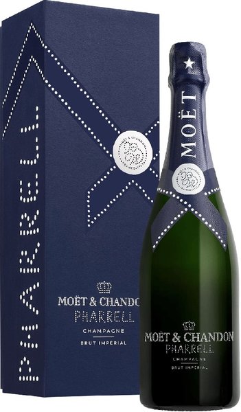 Moet &amp; Chandon  Imperial by Pharrell Williams Blue  brut Champagne Aoc  0.75 l