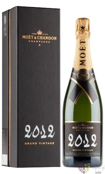 Moet &amp; Chandon  Grand vintage 2012  gift box brut Champagne Aoc  0.75 l
