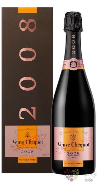 Veuve Clicquot Ponsardin ros  Vintage  2012 brut gift box Champagne Aoc  0.75 l