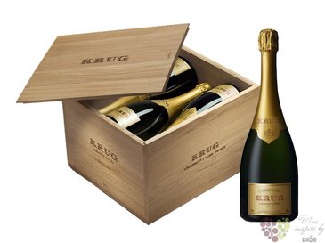 Krug  Grande cuve de Prestige  wood box Champagne Aoc  6x0.75 l