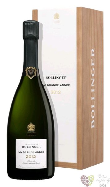 Bollinger  la Grande Anne  2012 gift box brut 1er cru Champagne  0.75 l