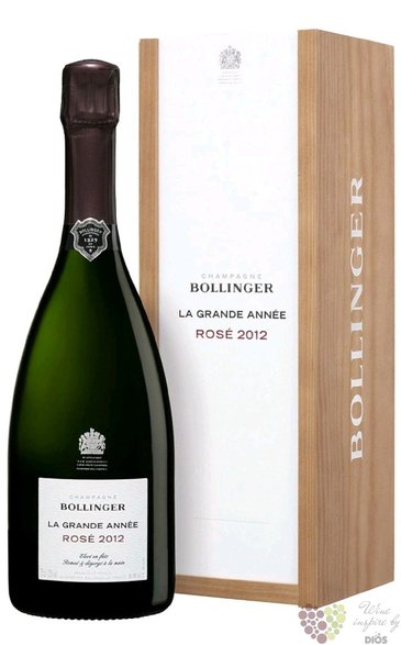 Bollinger ros  la Grande Anne  2012 brut gift box 1er cru Champagne  0.75 l
