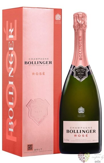 Bollinger ros gift box brut 1er cru Champagne  0.75 l