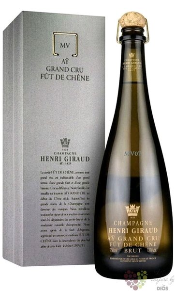 Henri Giraud blanc  Fut de Chenne  Grand cru de  Ay Champagne    0.75 l