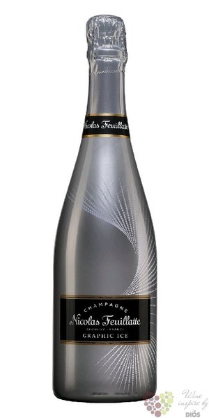 Nicolas Feuillatte  Graphic Ice Silver  demi sec Champagne Aoc  0.75  l