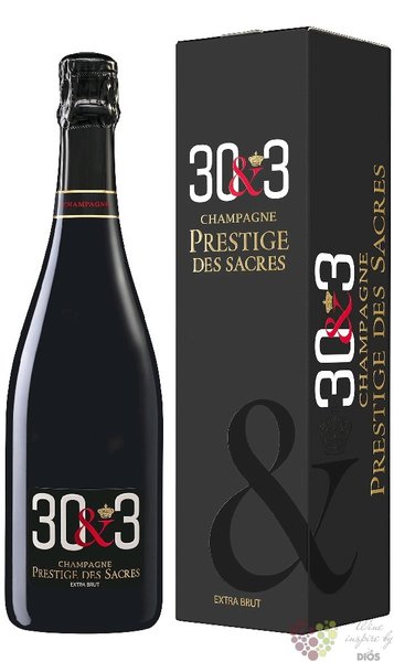 Prestige des Sacres  Cuve 30&amp;3  brut extra Champagne Aoc  0.75 l
