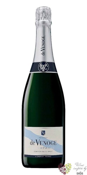 de Venoge  Cordon Bleu  brut Champagne Aoc  0.375 l