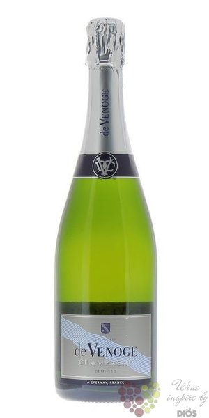 de Venoge  Vin du Paradis  demi sec Champagne Aoc  0.75 l
