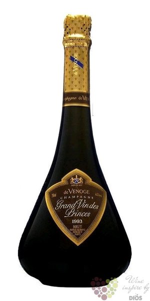 de Venoge  Grand vin de Princes  1993 brut Champagne Aoc  0.75 l