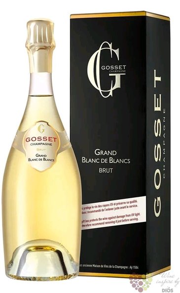Gosset  Grand Blanc de Blanc  brut gift box Champagne Aoc  0.75 l