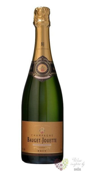 Bauget Jouette  Grande reserve  brut Champagne Aoc  0.75 l