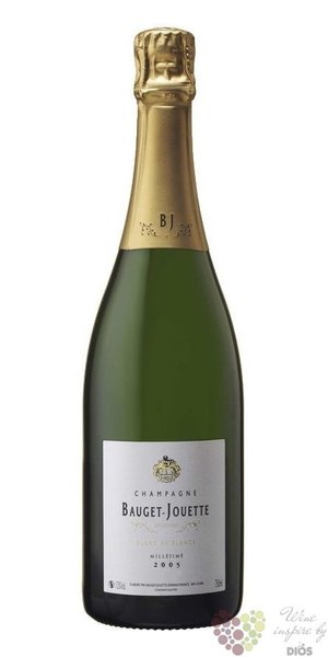 Bauget Jouette  Millesime Blanc de Blancs  2015 brut Champagne Aoc  0.75 l