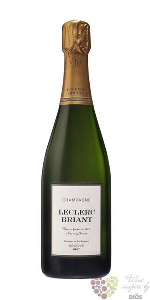 Leclerc Briant blanc  Classic organic rserve  brut Champagne  0.75 l