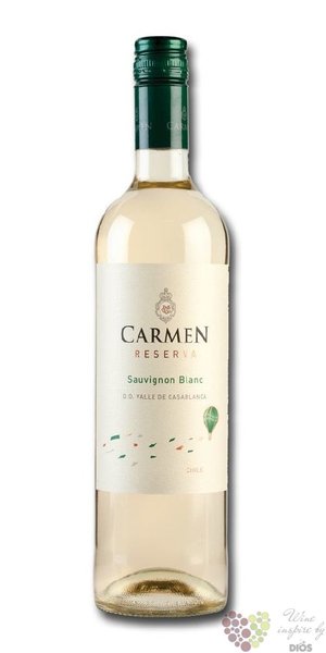 Sauvignon blanc  Classic  2015 Central valley Do via Carmen  0.75 l