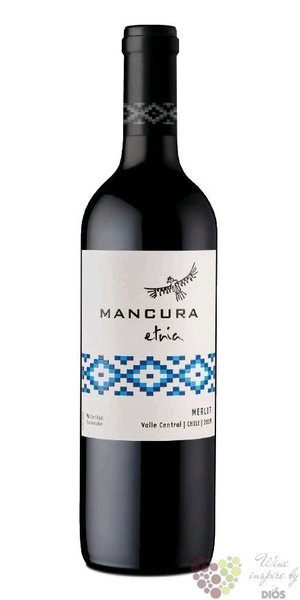 Merlot  Mancura Etnia  2019 Central valley via Morand  0.75 l