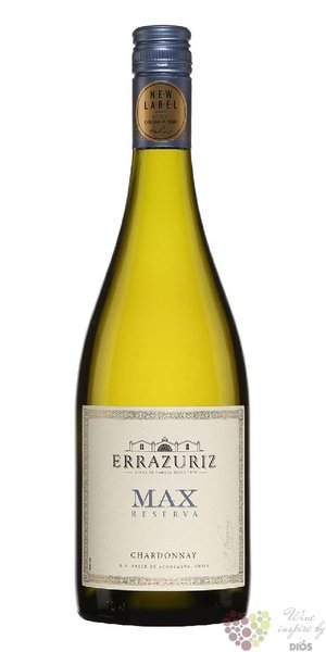 Chardonnay  Max reserva  2018 Aconcagua Costa via Errazuriz  0.75 l