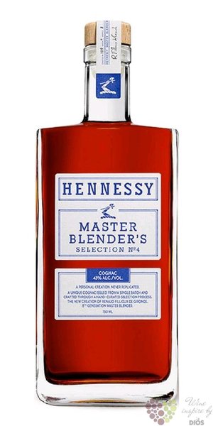 Hennessy  Master blenders no.4  Cognac Aoc 40% vol.  0.50 l
