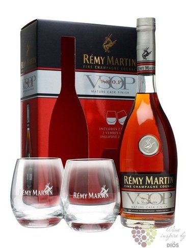 Remy Martin  VSOP mature cask finish  2glass pack fine Champagne Cognac 40% vol.    0.70 l