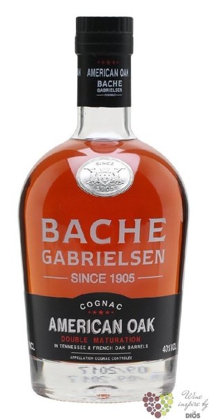 Bache Gabrielsen  American Oak  Grande Champagne Cognac 40% vol. 1.00 l