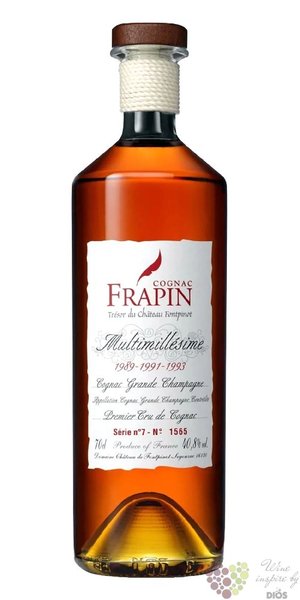 Frapin  MILLESIME 1989 - 1991 - 1993  Grande Champagne Cognac 40.8% vol.  0.70 l