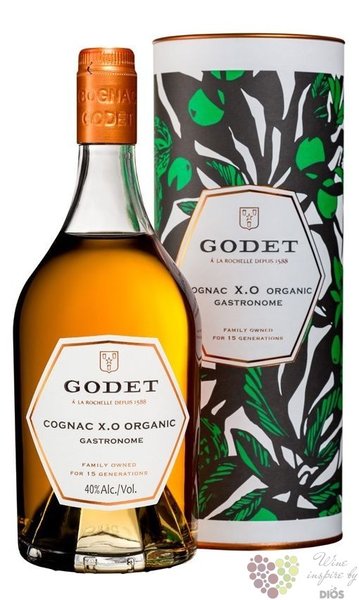 Godet  XO Gastronome organic  Fine Champagne Cognac 40% vol.  0.70 l