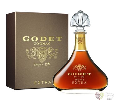 Godet  Extra Hors dAge 45 ans  Grand Champagne Cognac 40% vol.  0.70 l