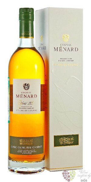 Ménard „ Selection des Domaines ” gift box 1er cru Grande Champagne Cognac 40% vol. 0.70 l