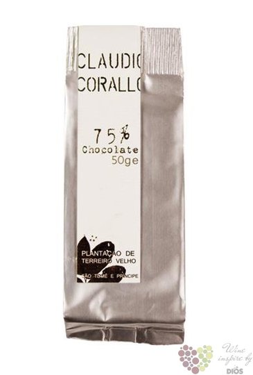 Claudio Corallo chocolate 75 %  50 g