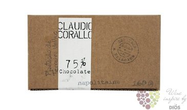 Claudio Corallo chocolate 75 %  500 g