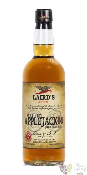 Lairds  Applejack 86  American apple brandy 43% vol.  0.70 l