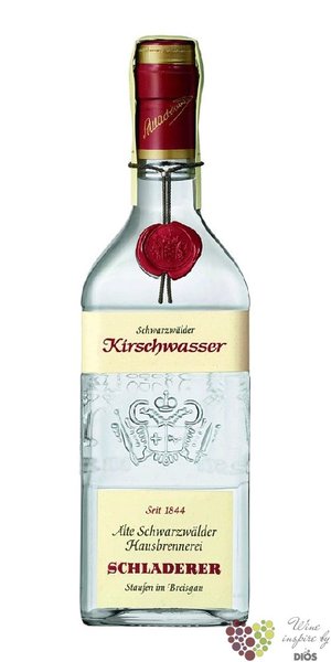 Schwarzwlder Kirschwasser German cherries brandy by Alfred Schladerer 42% vol.0.70 l