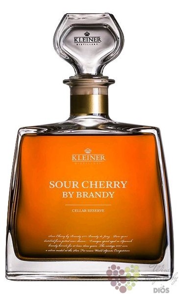 Viovice  Sour Cherry by Brandy  Moravian sour cherries brandy Kleiner 43% vol.  0.70 l