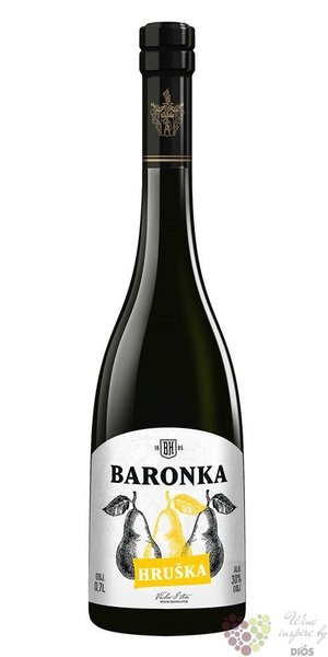 Baron Hildprandt   Baronka Hruka  edition Bohemian pear brandy 30% vol.  0.70 l