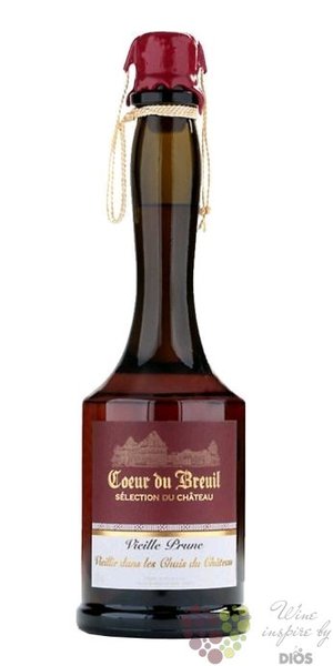 Chateau du Breuil  Coeur du Breuil vieilles prune  aged French plum brandy 41% vol.  0.70 l