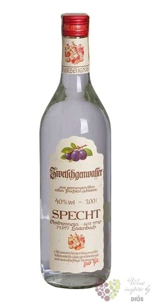 Specht  Slivovitz  German plum brandy 40% vol.  1.00 l